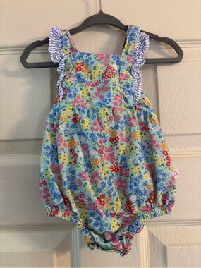 Ruffle Butts Floral Bubble Romper